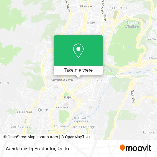Academia Dj Productor map