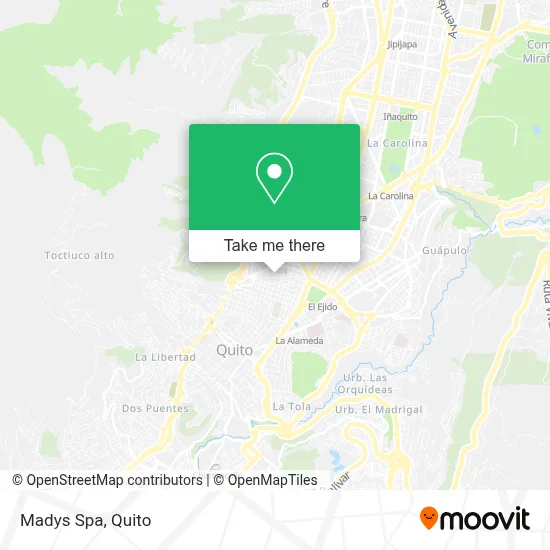 Madys Spa map