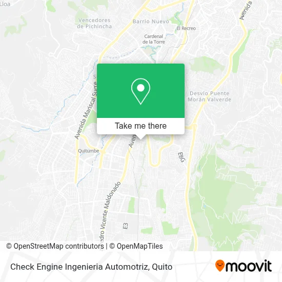 Check Engine Ingenieria Automotriz map