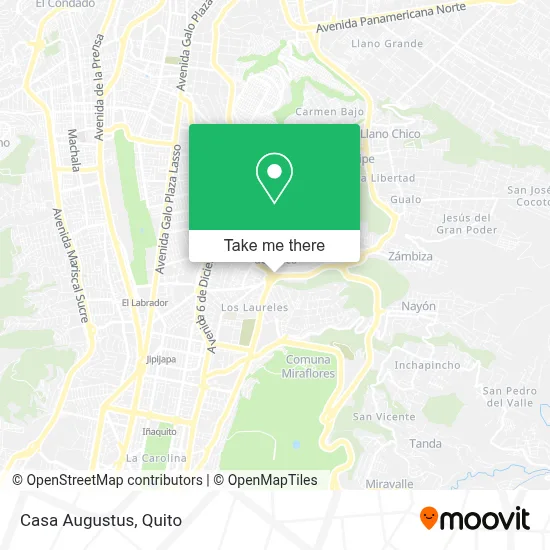 Casa Augustus map