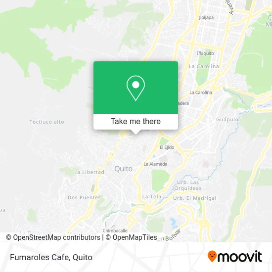 Fumaroles Cafe map