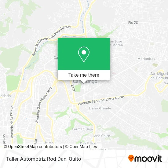 Taller Automotriz Rod Dan map