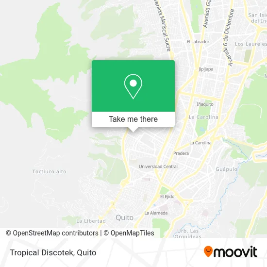 Tropical Discotek map