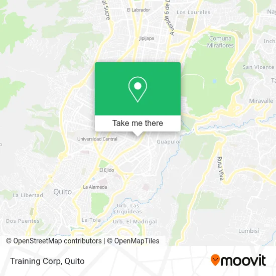 Training Corp map