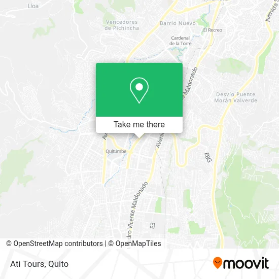 Ati Tours map