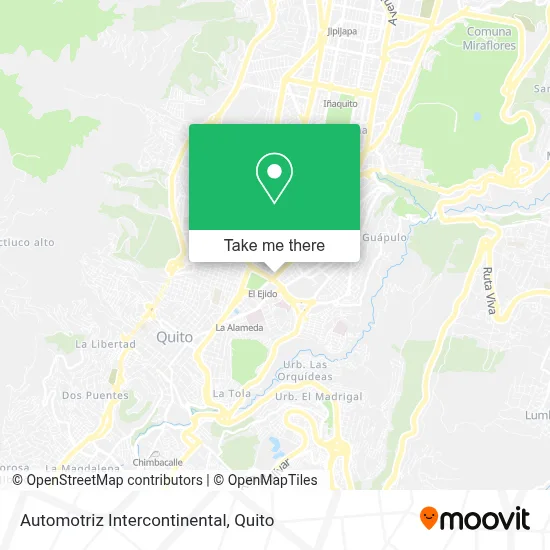 Automotriz Intercontinental map