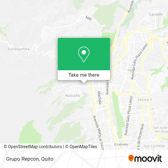 Grupo Repcon map