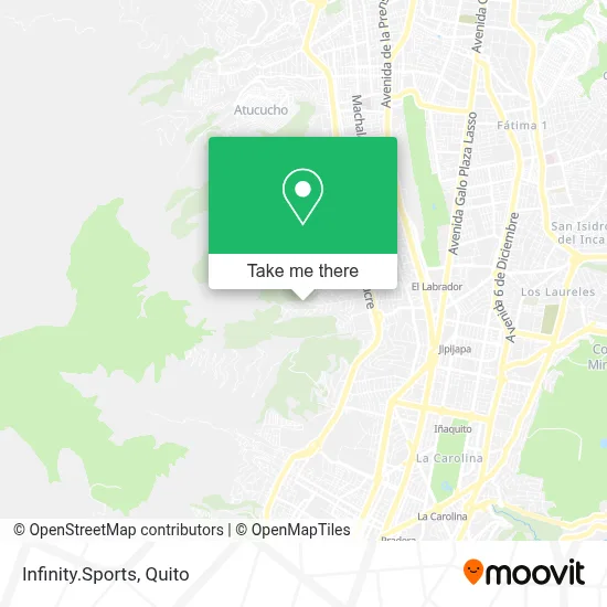 Infinity.Sports map