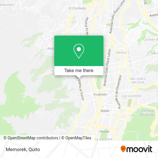 Memorek map