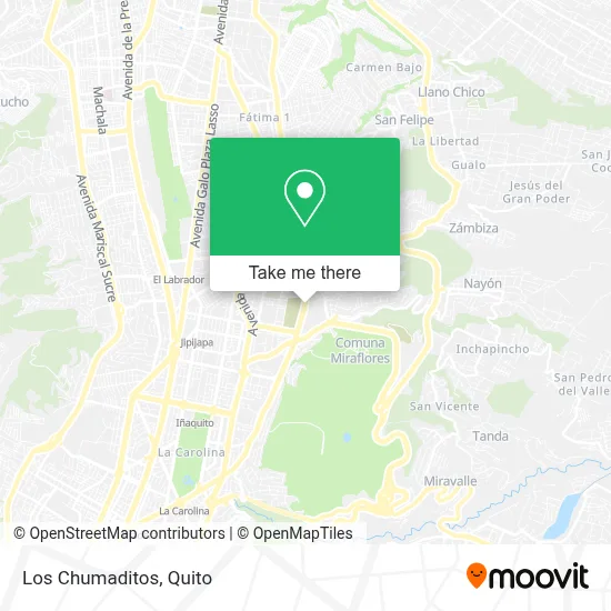 Los Chumaditos map