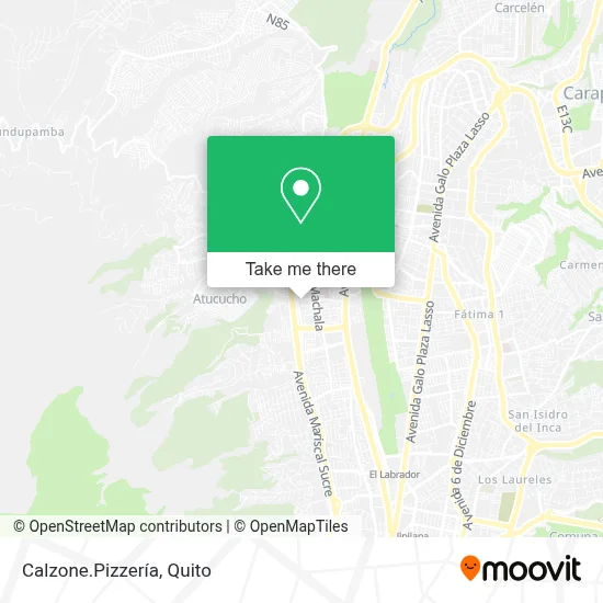 Calzone.Pizzería map