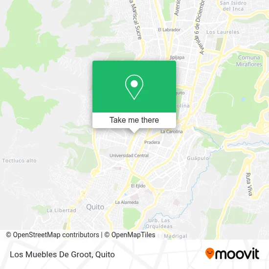 Los Muebles De Groot map