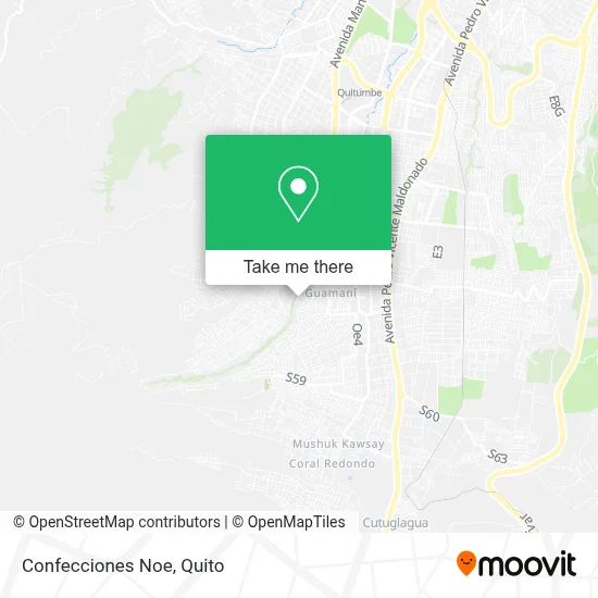 Confecciones Noe map