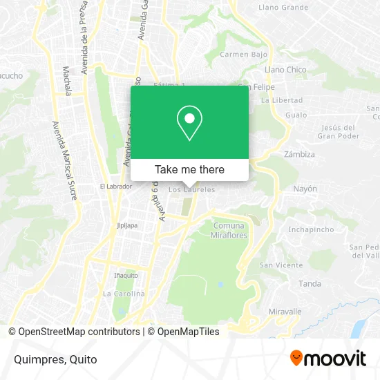 Quimpres map