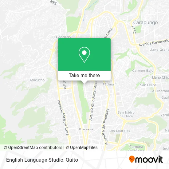English Language Studio map