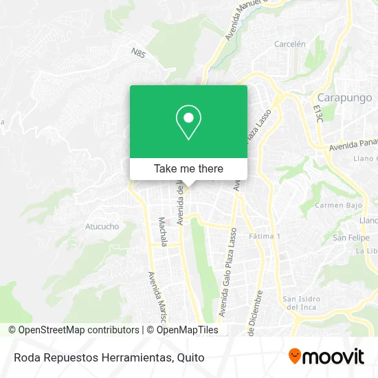 Roda Repuestos Herramientas map