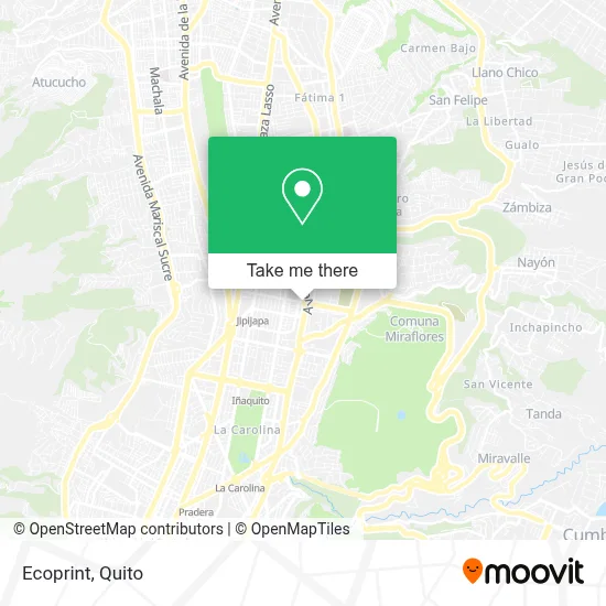 Ecoprint map