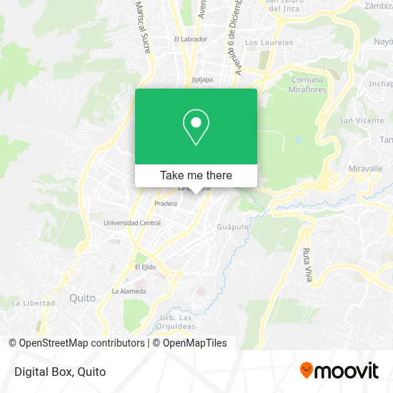 Digital Box map