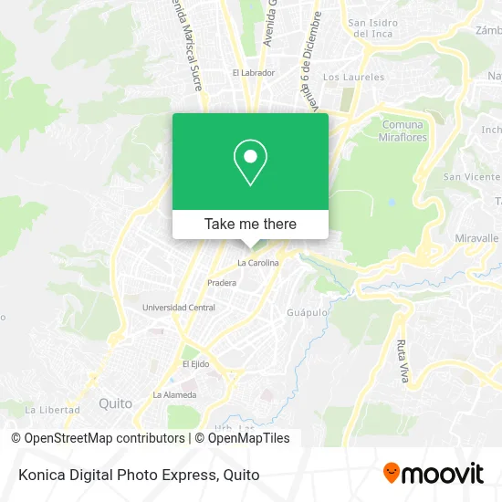 Konica Digital Photo Express map