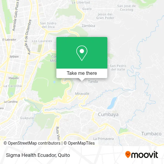 Sigma Health Ecuador map
