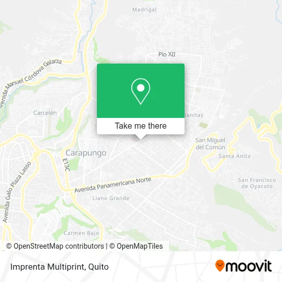 Imprenta Multiprint map