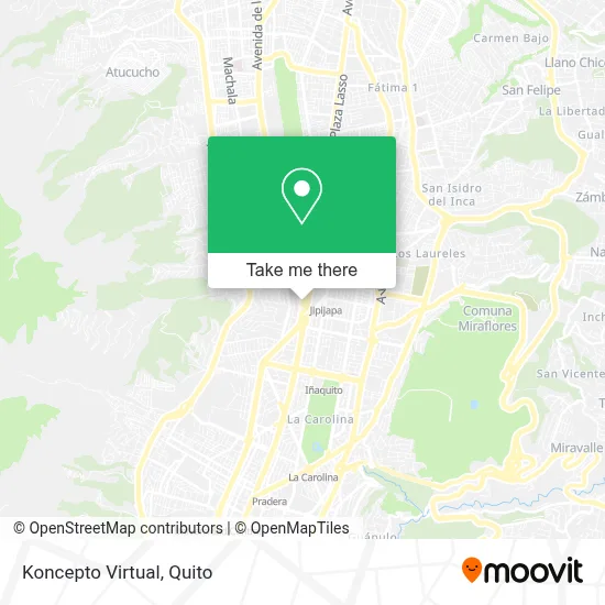 Koncepto Virtual map