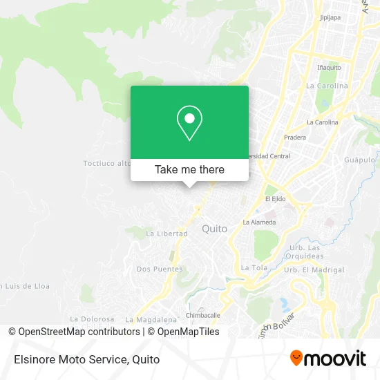 Elsinore Moto Service map