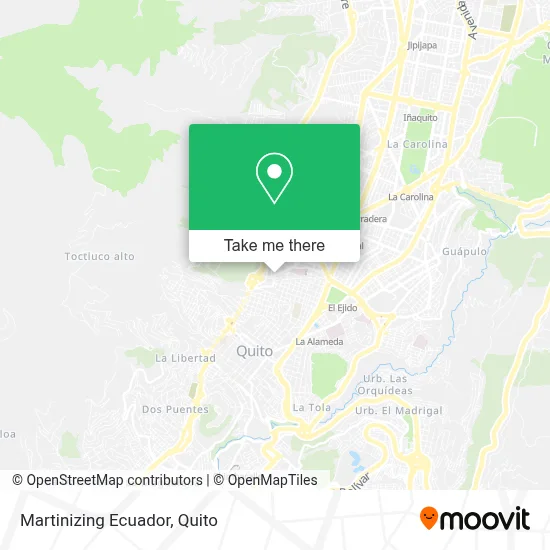 Martinizing Ecuador map