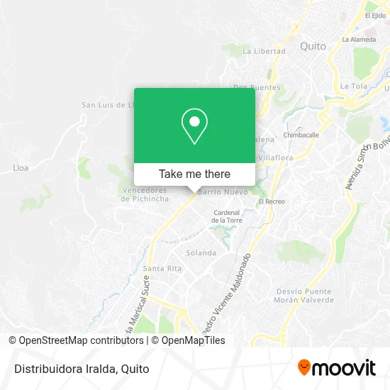 Distribuidora Iralda map