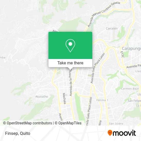 Finsep map