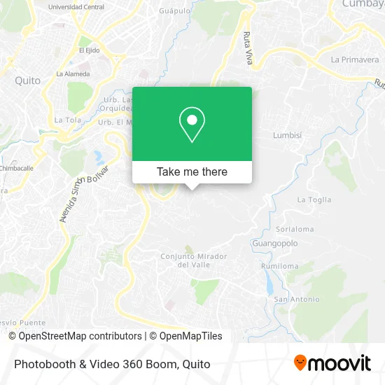 Photobooth & Video 360 Boom map