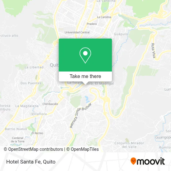Hotel Santa Fe map