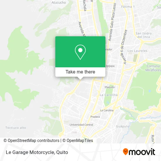 Le Garage Motorcycle map