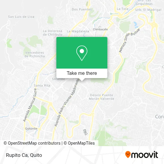 Rupito Ca map