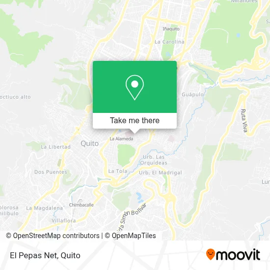 El Pepas Net map