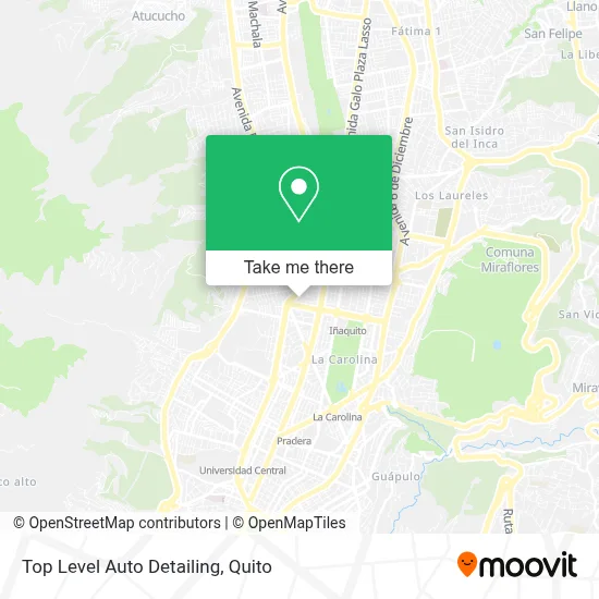 Top Level Auto Detailing map