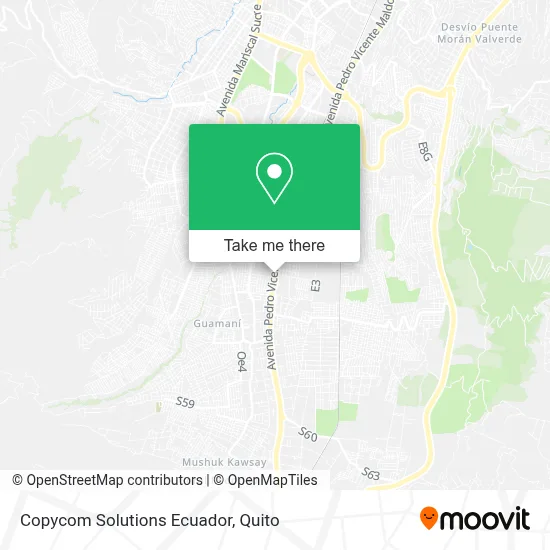 Copycom Solutions Ecuador map
