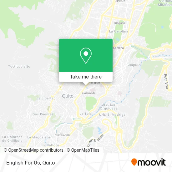 English For Us map