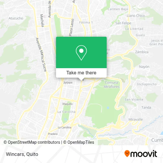 Wincars map