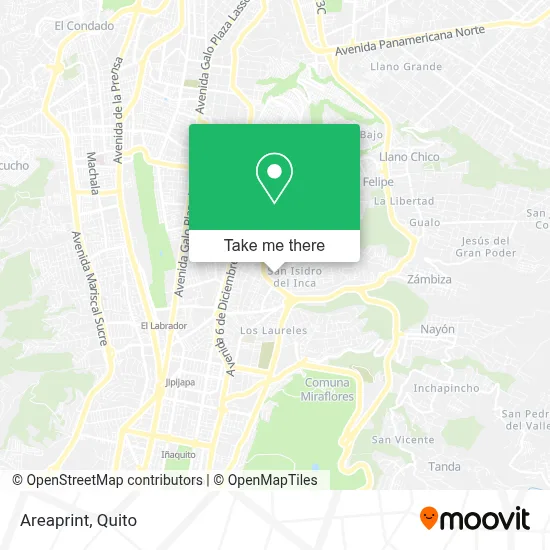 Areaprint map
