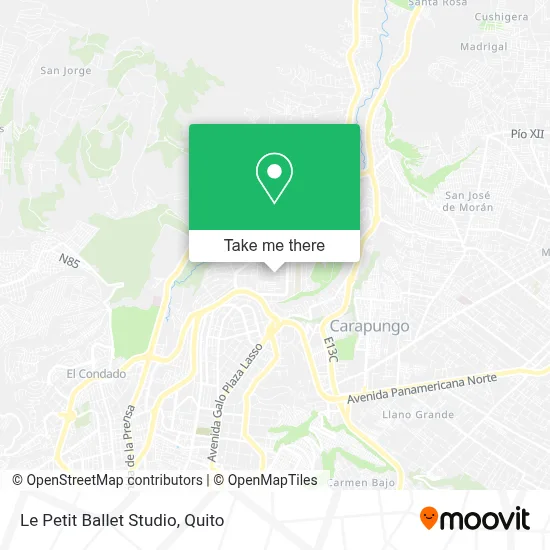Le Petit Ballet Studio map