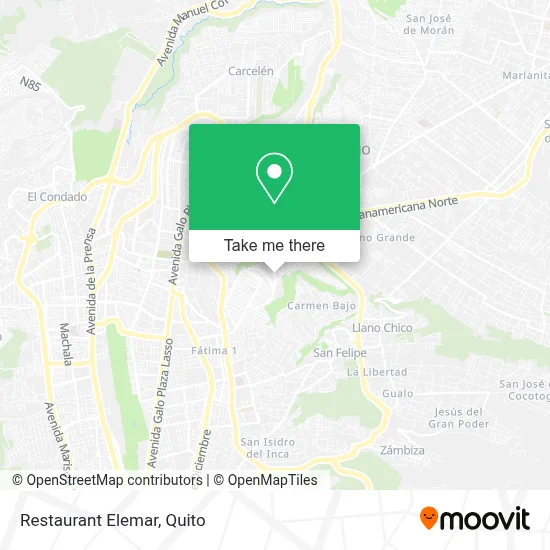 Restaurant Elemar map