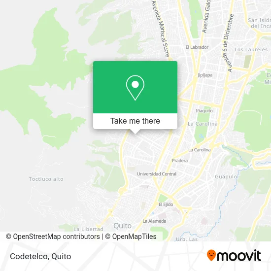 Codetelco map