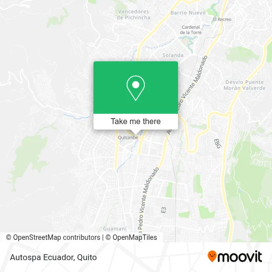 Autospa Ecuador map