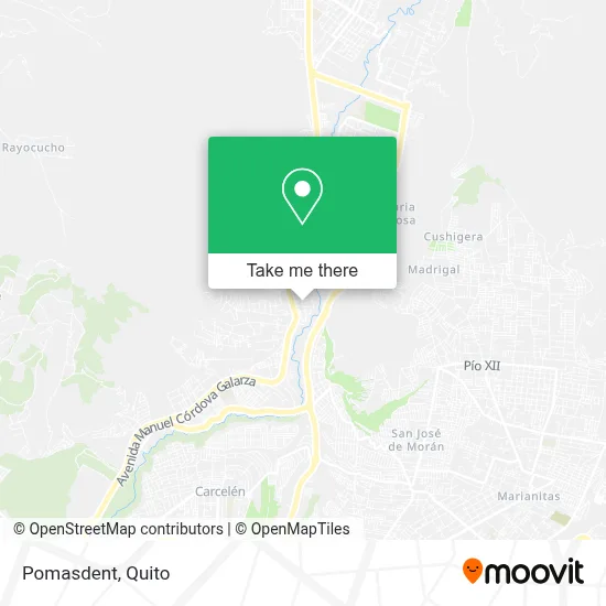 Pomasdent map