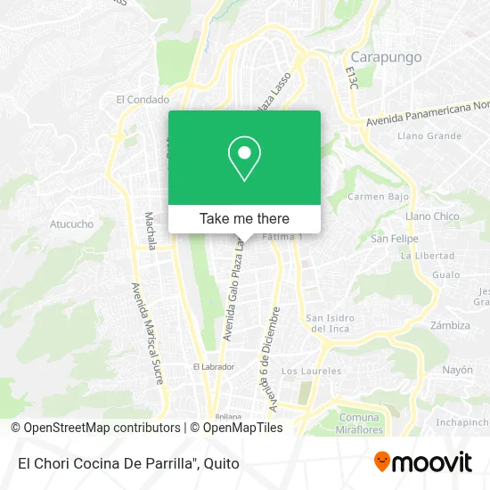 El Chori Cocina De Parrilla" map