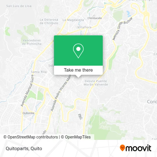 Quitoparts map