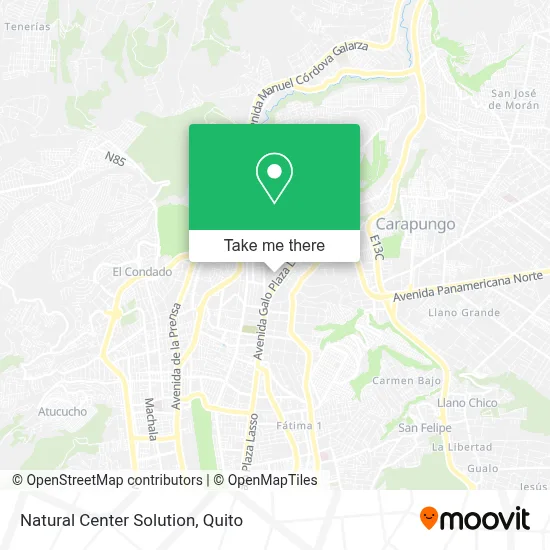 Natural Center Solution map