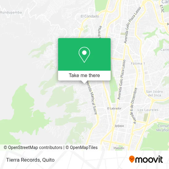 Tierra Records map