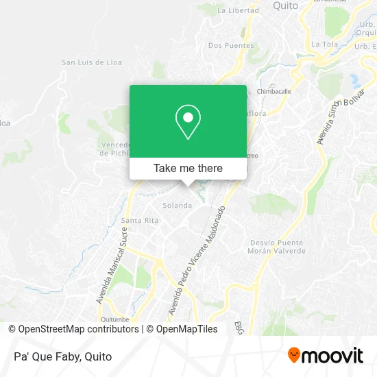 Pa' Que Faby map